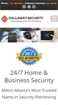 Mobile Screenshot of callawaysecurity.com